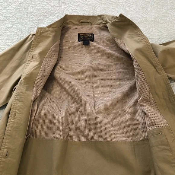 Woolrich John Rich and Bros safari field trench jacket. Size medium. - Picture 6 of 12